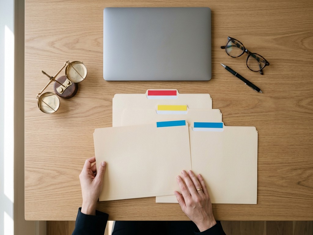 Tablero de control legal con semáforo de riesgo y plazos procesales